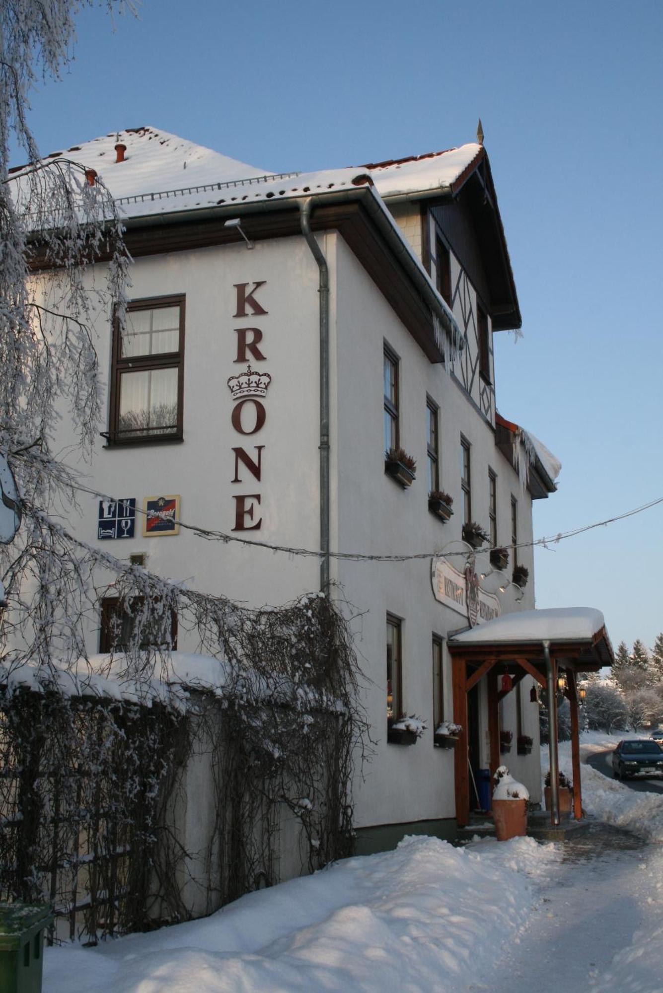 Landgasthof & Hotel Krone Eischleben Ichtershausen Eksteriør bilde
