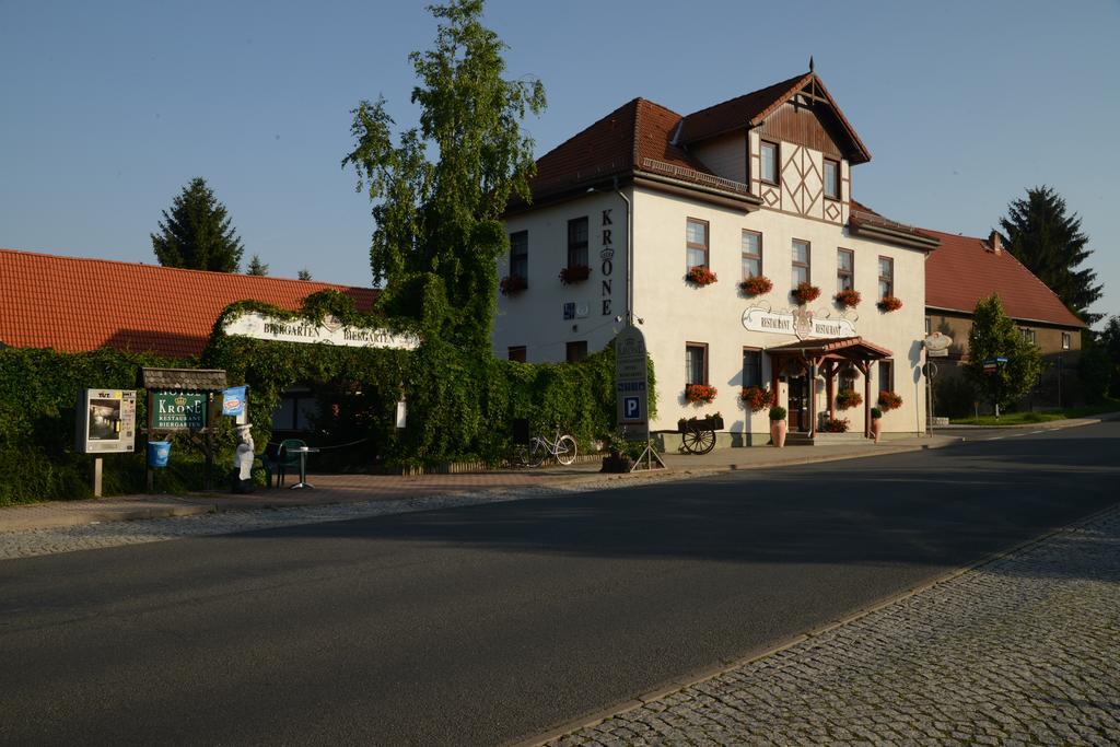 Landgasthof & Hotel Krone Eischleben Ichtershausen Eksteriør bilde